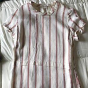 Veronica Beard silk blend stripe top